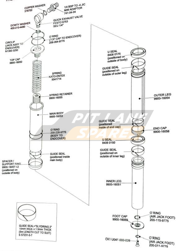 REAR AIR JACK Diagram